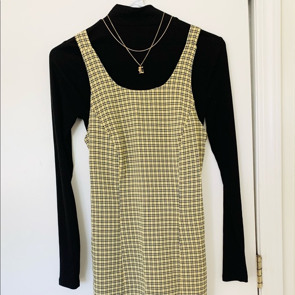 DBY ltd Dresses & Skirts - 90’s Plaid Dress & Included Turtleneck Undershirt